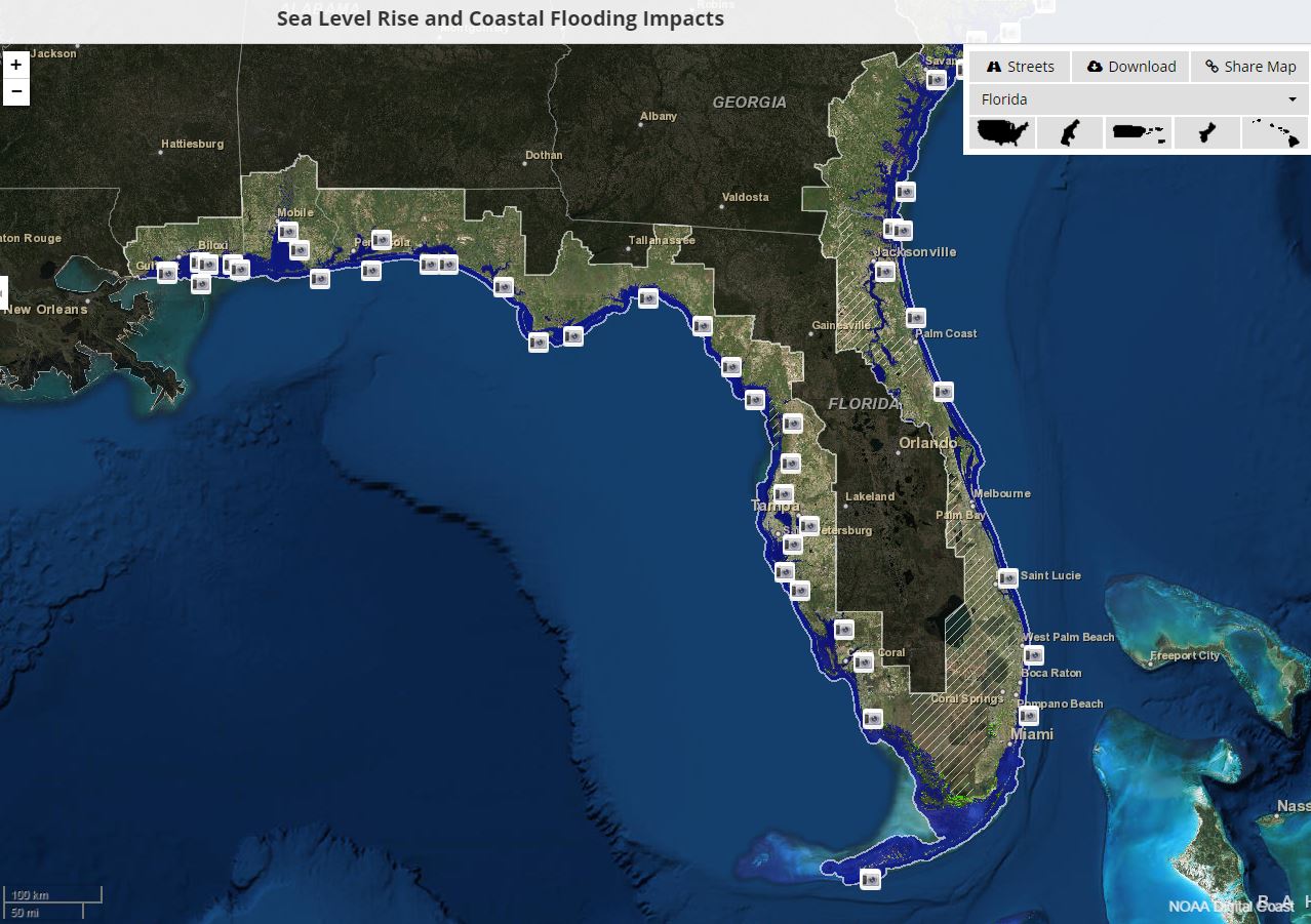 Sea-level Rise Forecast for South Florida; Impacts on Real Estate